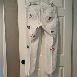 Standard Grace Flamingo 🦩 Distressed Jeans size 12